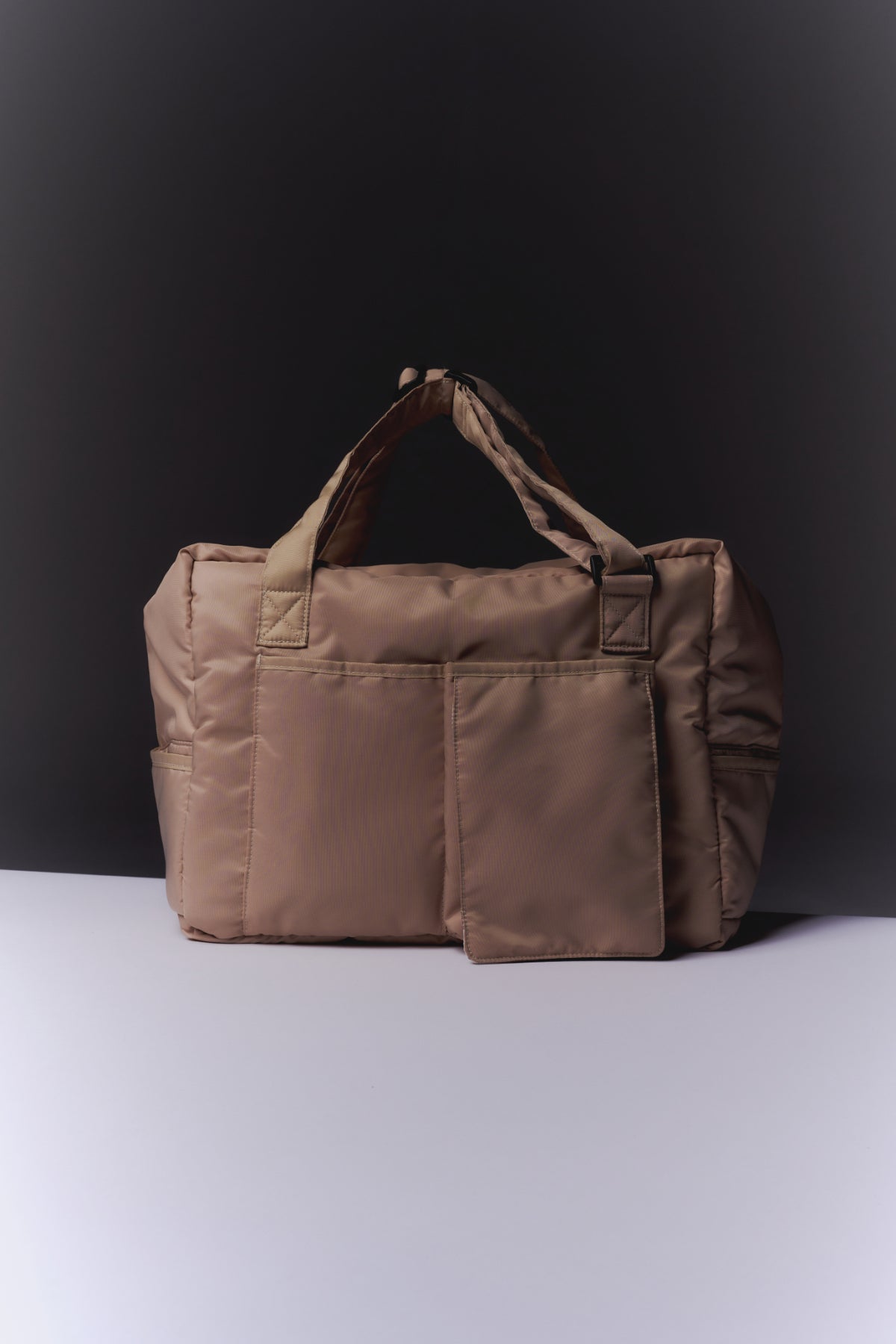 mamita マザーズバッグ - クリームベージュ & タータンチェック