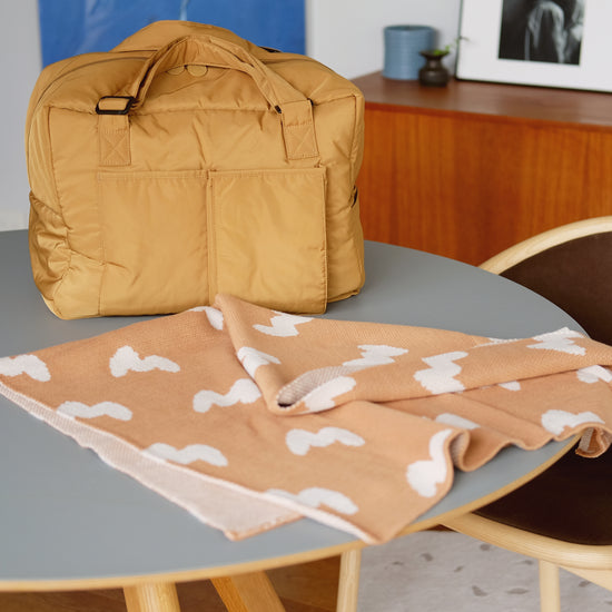 【ブランケットセット】mamita Mother's Bag Blanket Set - キャラメル＆チョコレート